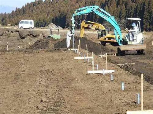 安徽地桩施工现场